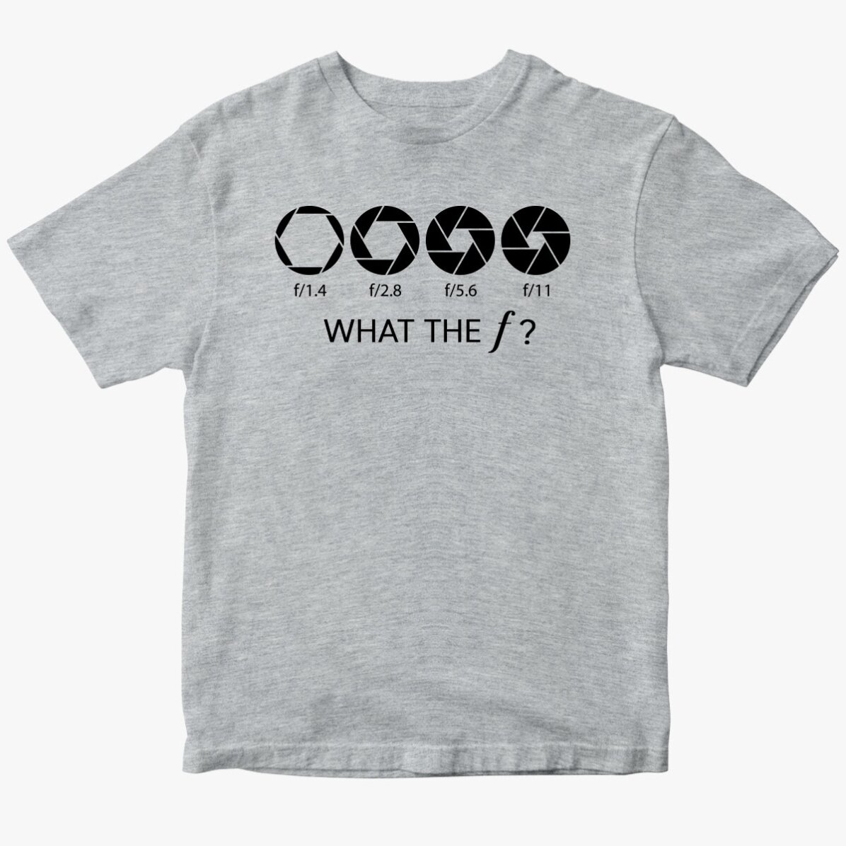 Gepersonaliseerd katoenen T-shirt voor een fotograaf