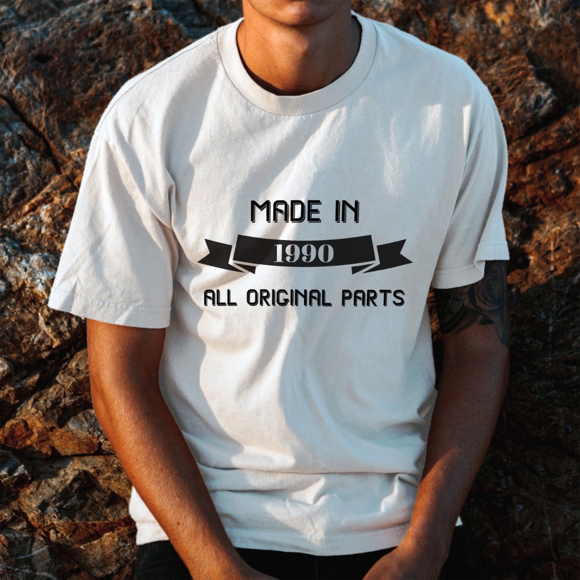 T-shirt op maat - Alle onderdelen zijn origineel