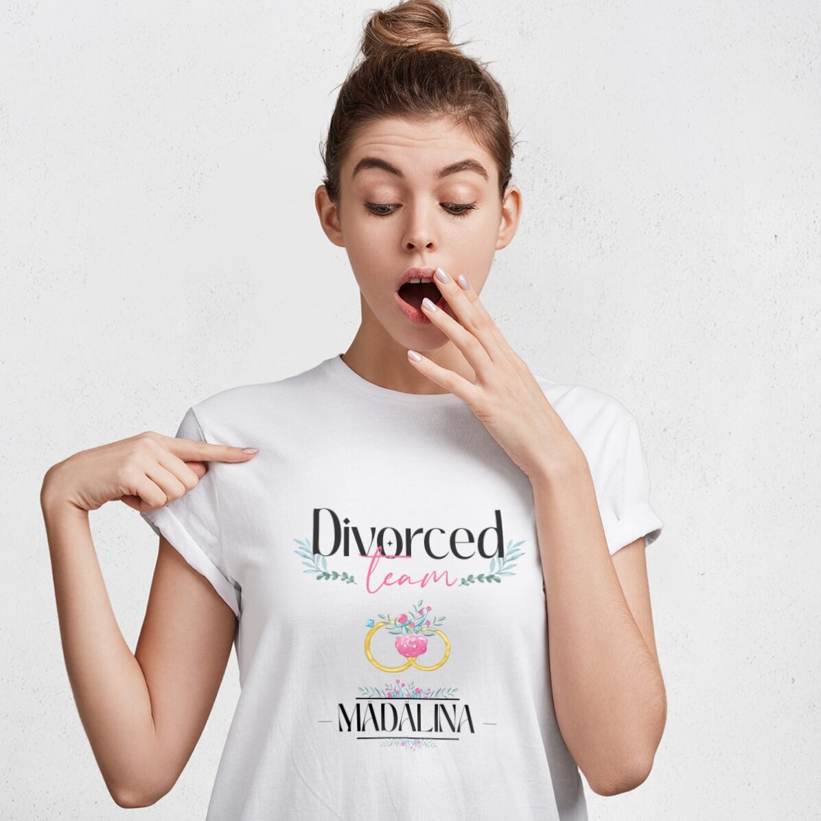T-shirt met eigen tekst - Bride Tribe