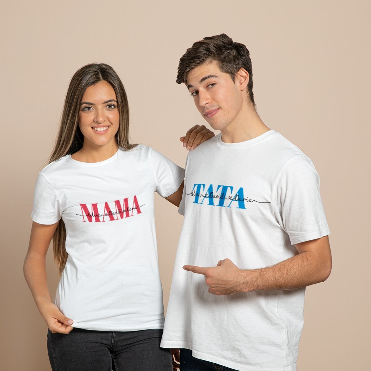 T-shirt met eigen tekst - Family