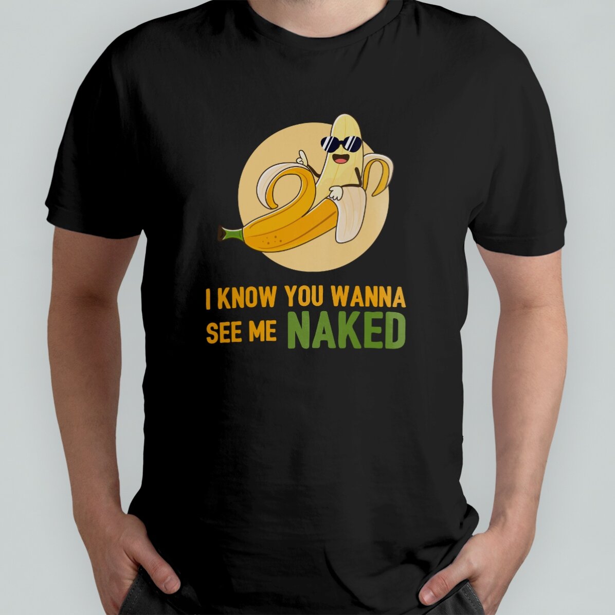 T-shirt met eigen tekst - Naked Banana