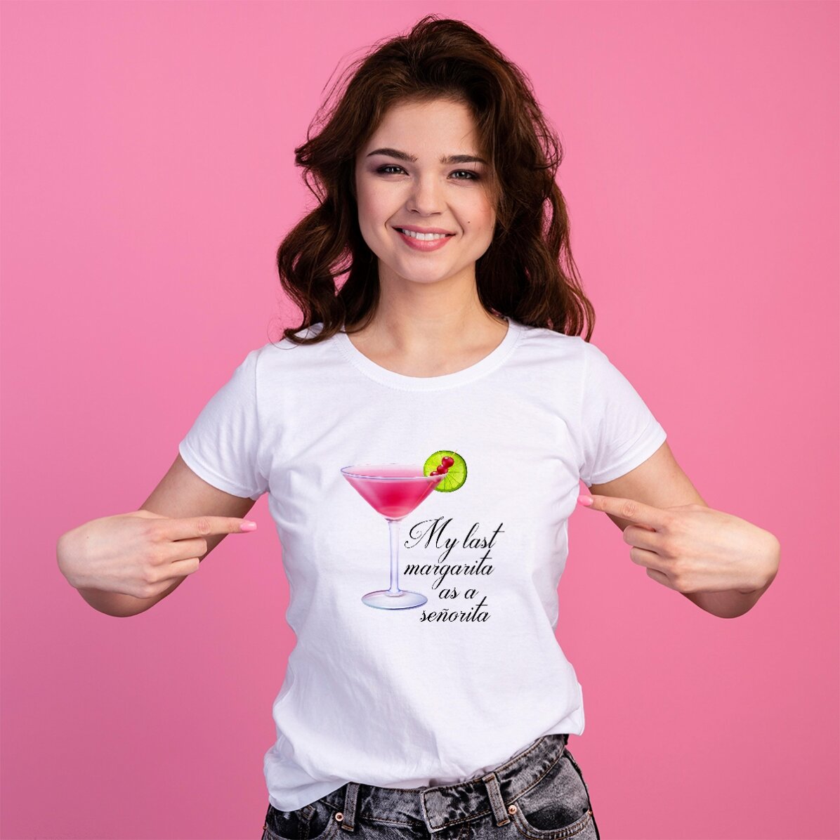 T-shirt en coton personnalisé pour la future mariée - Margarita