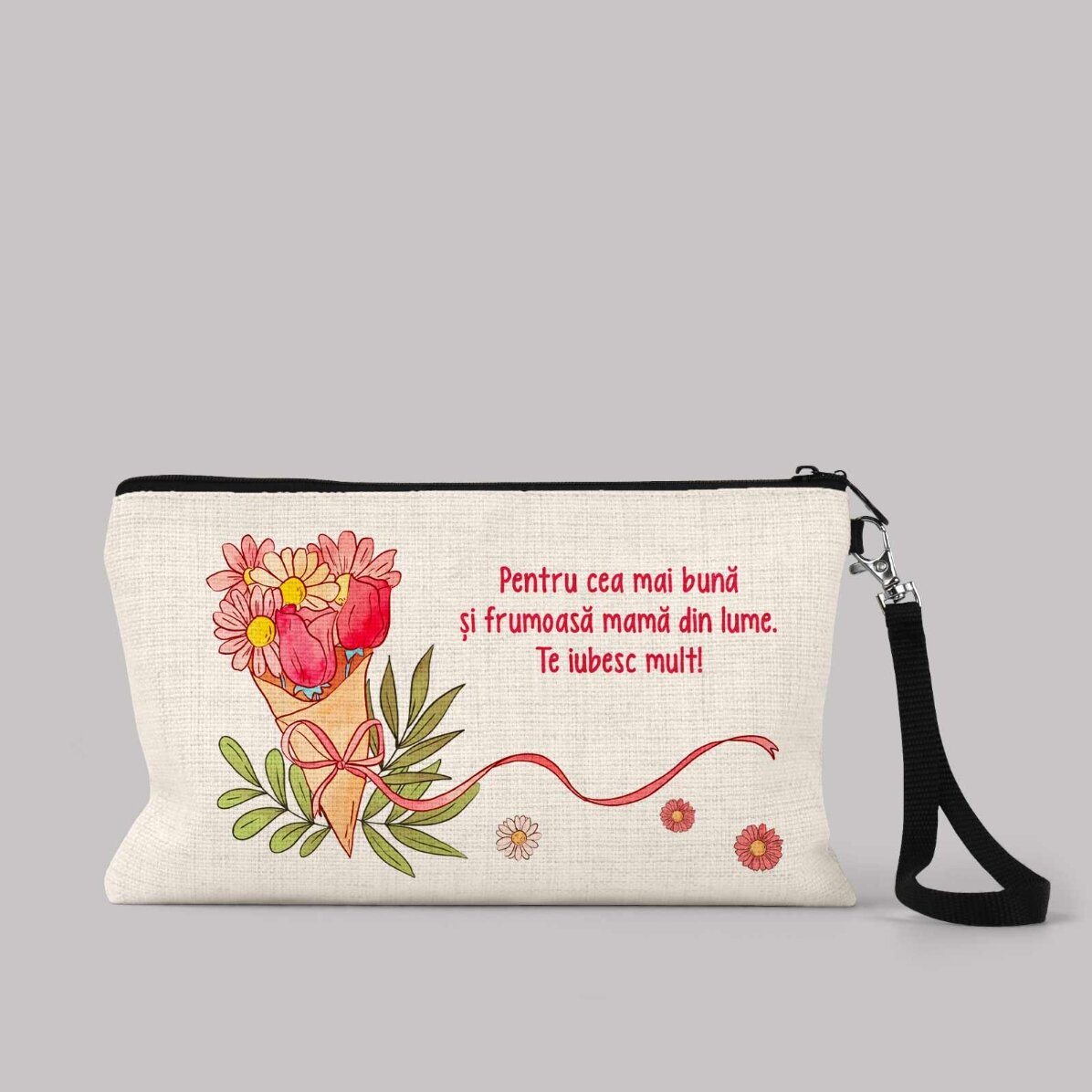 Gepersonaliseerde make-upset met tekst - Flowers