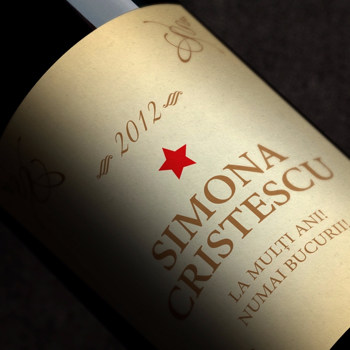 Gepersonaliseerde wijn - Classic Birthday