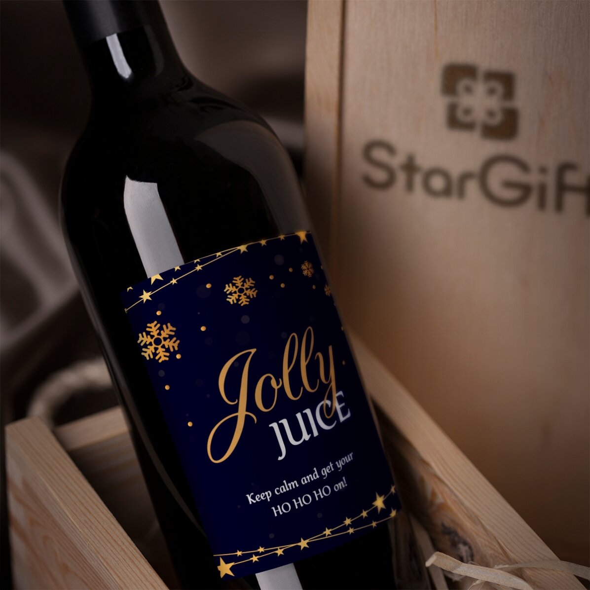 Vin personnalisé avec un message - Jolly Juice
