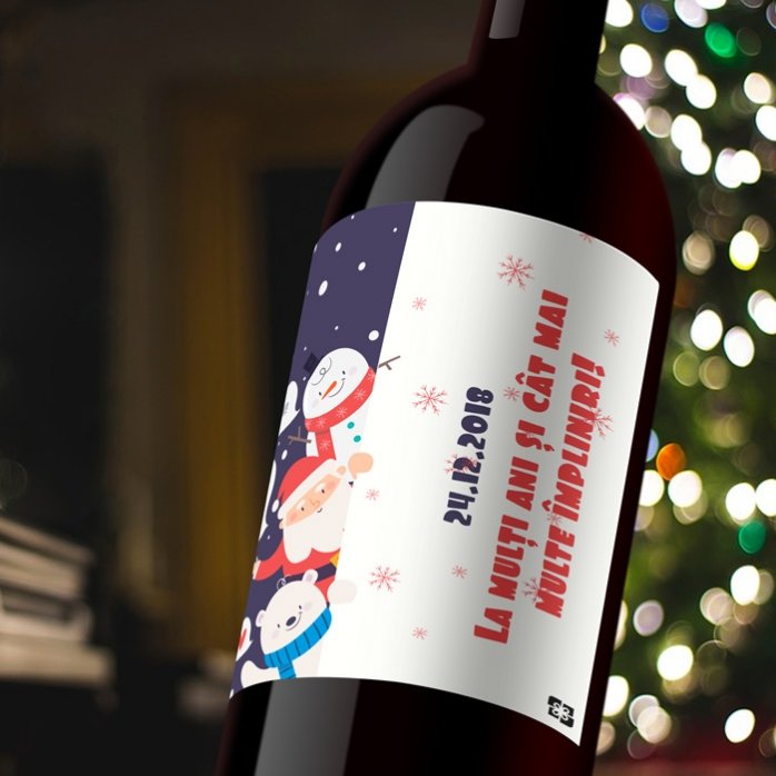 Gepersonaliseerde wijn - Kerstman